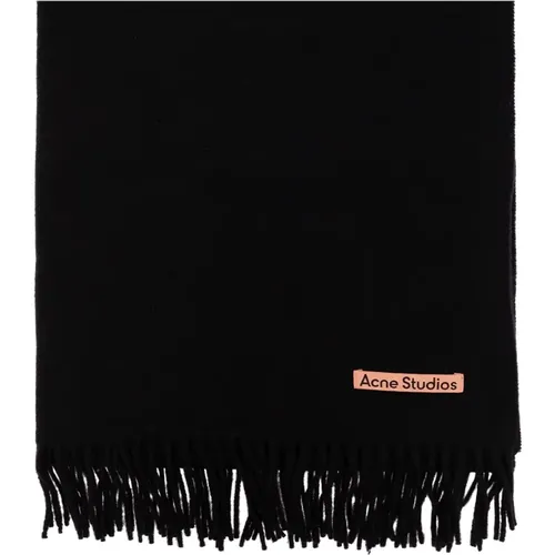 Winter Scarves, unisex, , Size: ONE SIZE Wool scarf - Acne Studios - Modalova