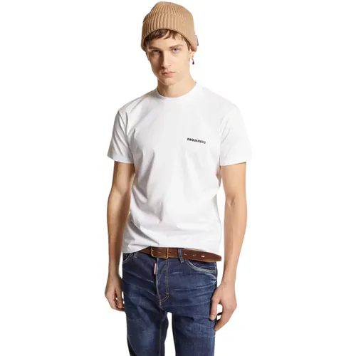 Kurzarm T-Shirt , Herren, Größe: XL - Dsquared2 - Modalova