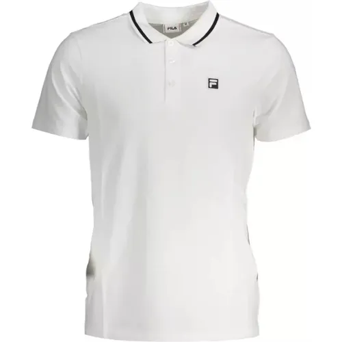 Polo Shirts, male, , Size: S Classic Polo Shirt with Contrasting Details - Fila - Modalova