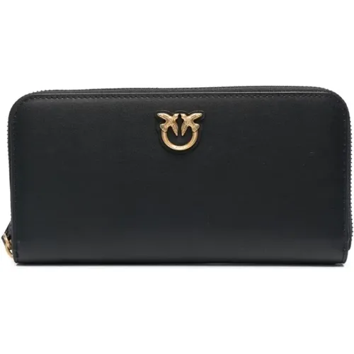 Wallets & Cardholders, female, , Size: ONE SIZE Ryder Zip Around Wallet - pinko - Modalova