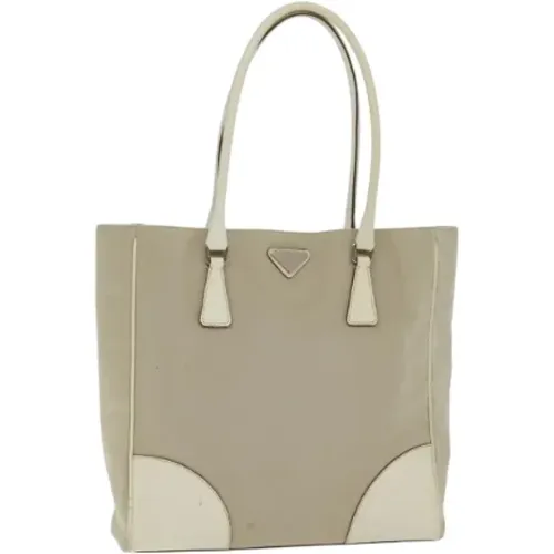 Pre-owned Tote Bags, female, , Size: ONE SIZE Pre-owned Canvas prada-bags - Prada Vintage - Modalova