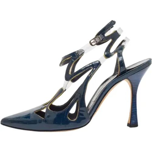 Pre-owned Pumps, female, , Size: 7 1/2 US Pre-owned Leather heels - Manolo Blahnik Pre-owned - Modalova