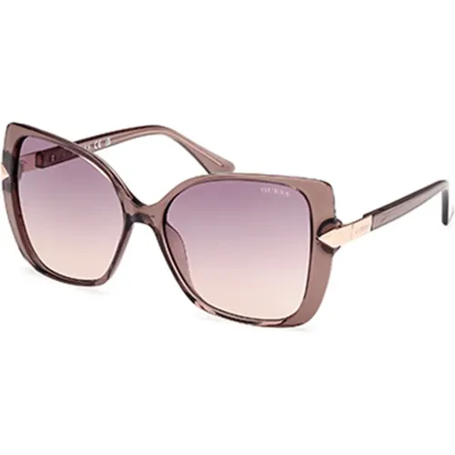 Stylish Sunglasses in and Purple , female, Sizes: 56 MM - Guess - Modalova