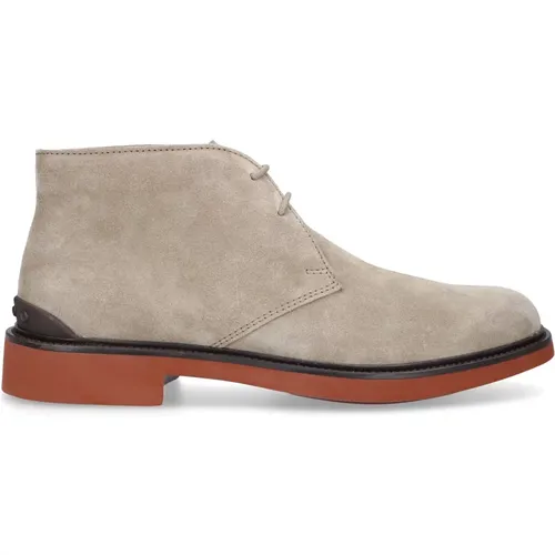 Lace-up Boots Polacco Suede , male, Sizes: 7 UK - TOD'S - Modalova