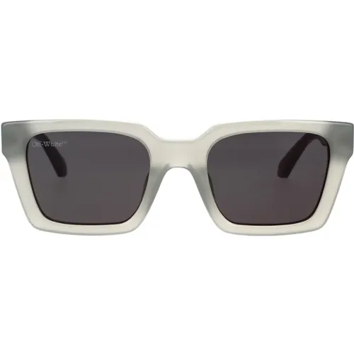 Unisex Palermo Sunglasses , unisex, Sizes: 51 MM - Off White - Modalova