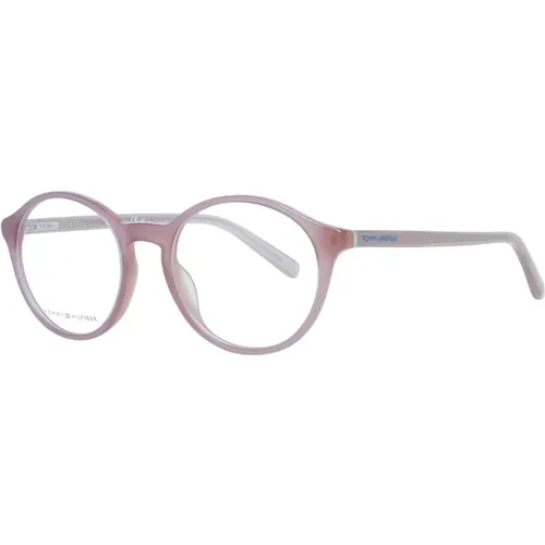 Runde Rosa Kunststoff-Optikbrillen - Tommy Hilfiger - Modalova