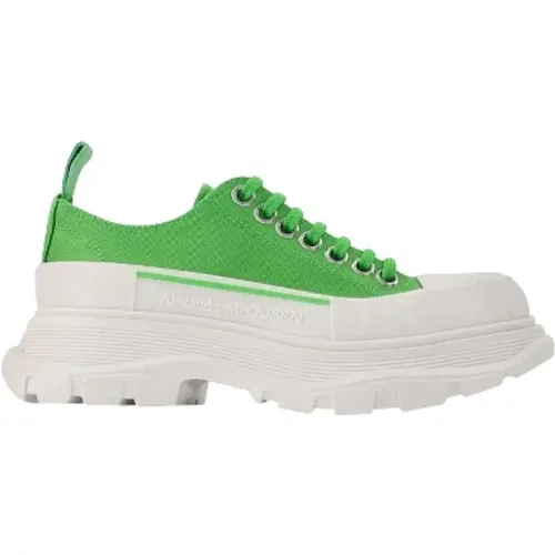 Canvas sneakers , female, Sizes: 8 UK, 6 UK, 2 UK, 5 UK, 7 UK - alexander mcqueen - Modalova