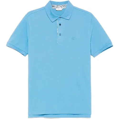 Polo Shirts, male, , Size: 3XL Splash Polo Shirt Short Sleeve - ETRO - Modalova