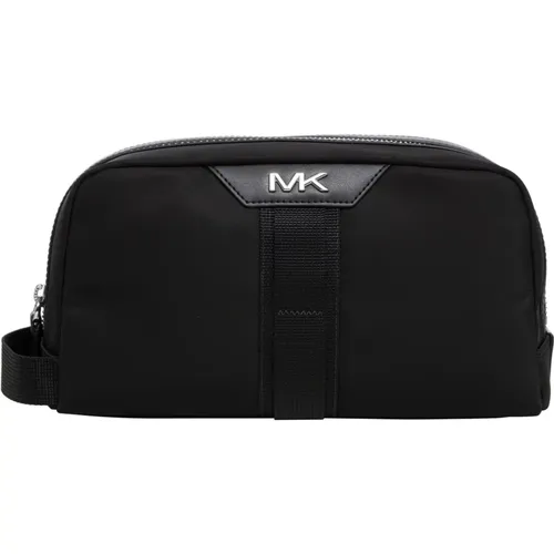 Toilet Bags, male, , Size: ONE SIZE Stylish Toiletry Bag with Zip Closure - Michael Kors - Modalova