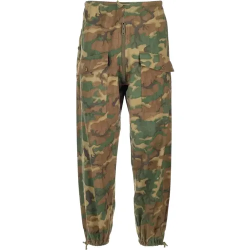 Sweatpants, male, , Size: M Cargo Military Pants with Drawstring and Pockets - Givenchy - Modalova