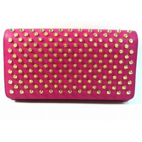 Pre-owned Wallets, female, , Size: ONE SIZE Pre-owned Leather wallets - Christian Louboutin Pre-owned - Modalova