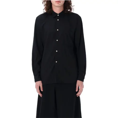 Classic Cotton Shirt , male, Sizes: L, S - Comme des Garçons - Modalova
