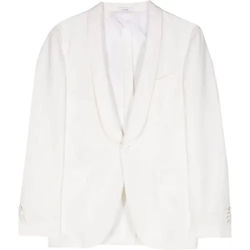Light Beige Woven Blazer Jacket , male, Sizes: M, XL, L, 2XL, S - Boglioli - Modalova