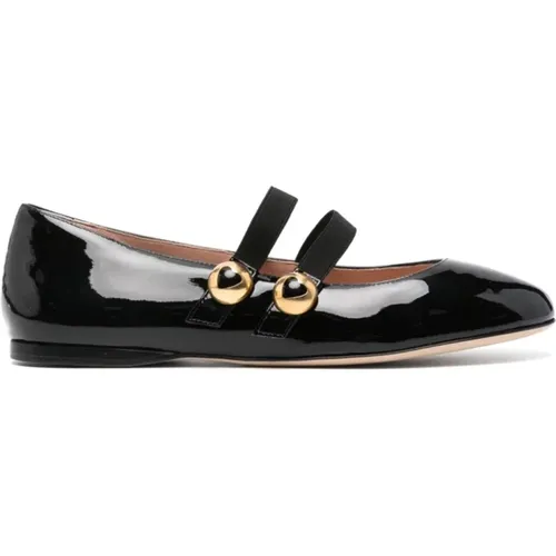 Patent Leather Slip-On Shoes , female, Sizes: 6 UK, 4 UK, 5 UK, 7 UK - Moschino - Modalova