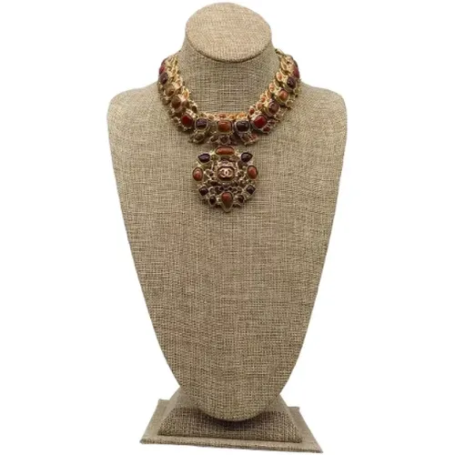 Pre-owned Jewellery, female, , Size: ONE SIZE Pre-owned Metal necklaces - Chanel Vintage - Modalova