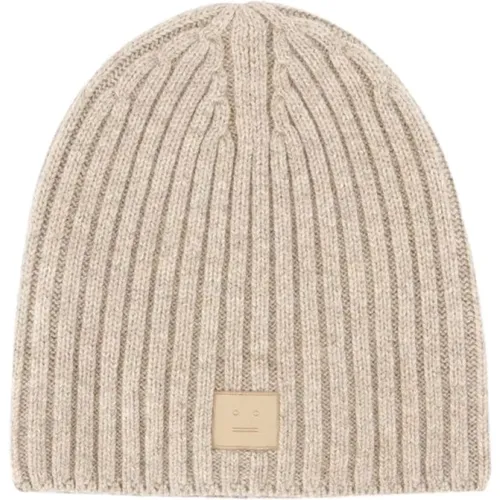 Beanies, unisex, , Size: ONE SIZE Wool Beanie Hat in - Acne Studios - Modalova