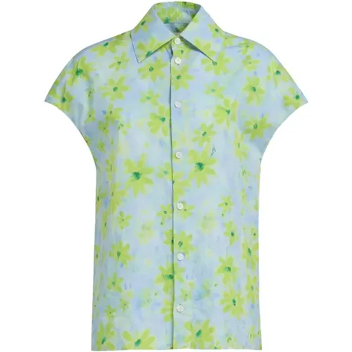 Floral Print Shirt , female, Sizes: M, L, S - Marni - Modalova