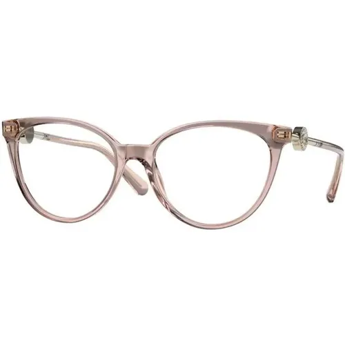 Transparente Ve3298B Brille , unisex, Größe: 55 MM - Versace - Modalova