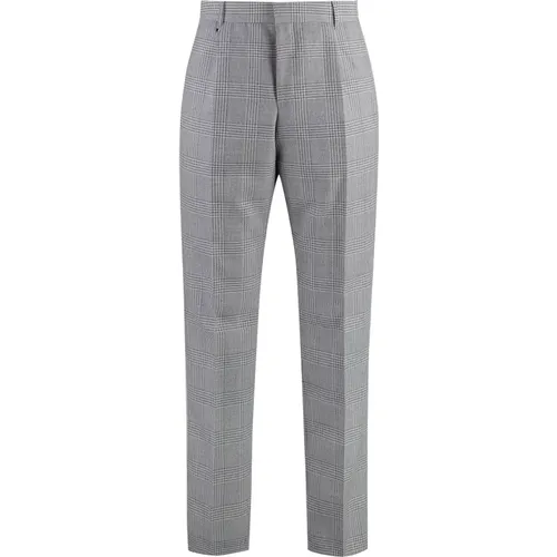 Houndstooth Wool Hosen , Herren, Größe: L - Hugo Boss - Modalova