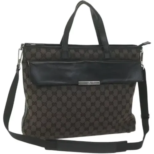 Pre-owned Tote Bags, female, , Size: ONE SIZE Pre-owned Canvas gucci-bags - Gucci Vintage - Modalova