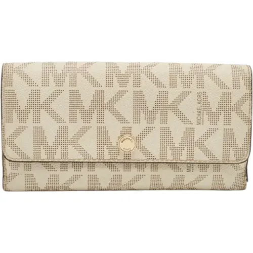 Pre-owned Wallets, female, , Size: ONE SIZE Pre-owned Coated canvas wallets - Michael Kors Pre-owned - Modalova