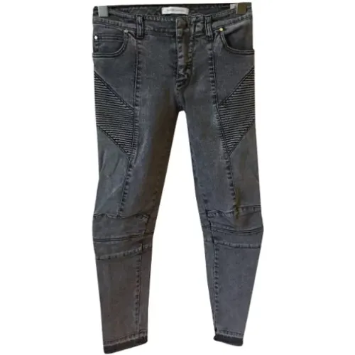 Pre-owned Cotton jeans , female, Sizes: XS - Balmain Pre-owned - Modalova
