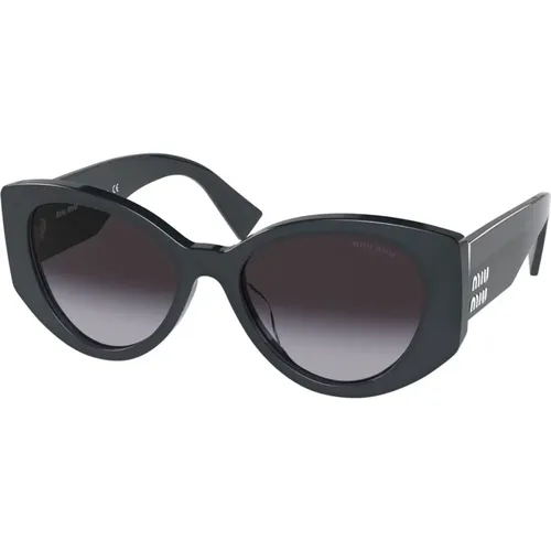 Grey Shaded Sunglasses SMU 03Ws , female, Sizes: 53 MM - Miu Miu - Modalova