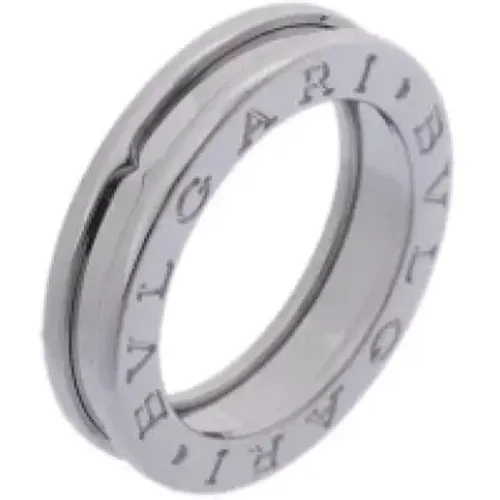 Pre-owned Jewellery, female, , Size: ONE SIZE Pre-owned White Gold rings - Bvlgari Vintage - Modalova