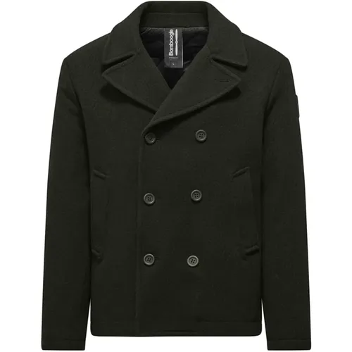 Blazers, male, , Size: M Padded Double-breasted Jacket - BomBoogie - Modalova