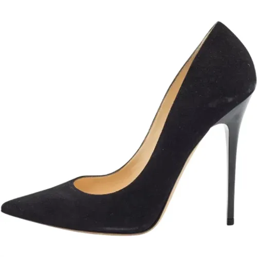 Pre-owned Pumps, female, , Size: 9 1/2 US Pre-owned Suede heels - Jimmy Choo Pre-owned - Modalova