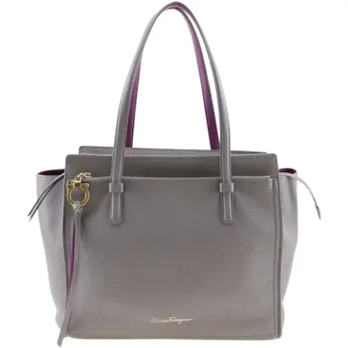 Pre-owned Tote Bags, female, , Size: ONE SIZE Pre-owned Fabric totes - Salvatore Ferragamo Pre-owned - Modalova