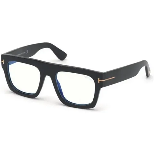 Schwarze Rahmenbrille , Herren, Größe: 53 MM - Tom Ford - Modalova