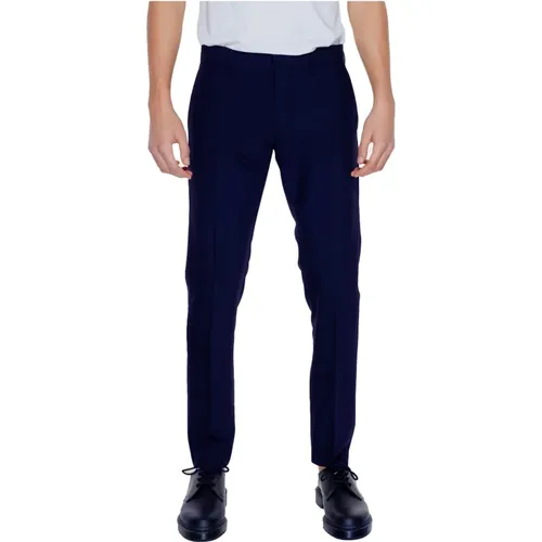 Blaue Zip-Hose mit Taschen , Herren, Größe: XS - Antony Morato - Modalova