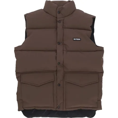 Vests, male, , Size: S Puff Vest Down Jacket - Iuter - Modalova