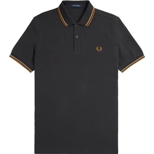 Slim Fit Twin Tipped Polo , male, Sizes: M, 2XL, L, S, XL - Fred Perry - Modalova