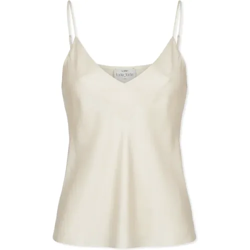 Sleeveless Tops, female, , Size: S Silk Camisole Top - Forte Forte - Modalova