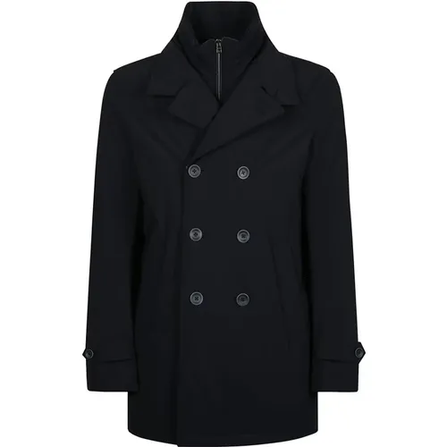 Classic Peacoat for Men , male, Sizes: L, 2XL, XL, M - Herno - Modalova