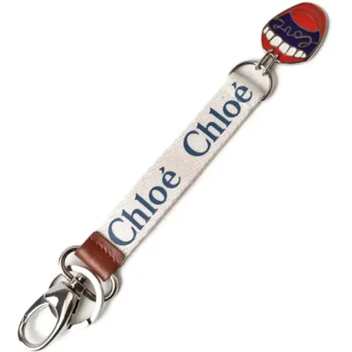 Pre-owned Accessories, female, , Size: ONE SIZE Pre-owned Canvas key-holders - Chloé Pre-owned - Modalova