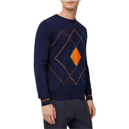 Herren Argyle Muster Pullover - Harmont & Blaine - Modalova