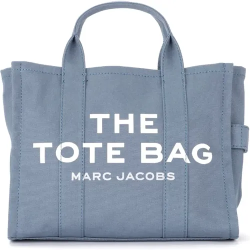 Blaue Traveler Tote Bag mit Logo , Damen, Größe: ONE Size - Marc Jacobs - Modalova