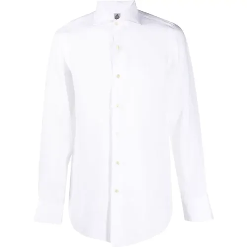 Italian Linen Shirt , male, Sizes: XL - Finamore - Modalova