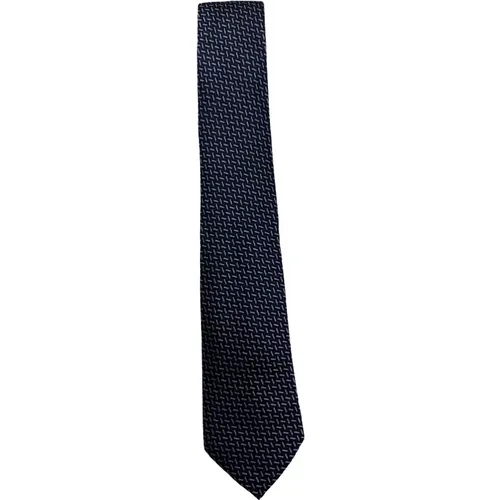 Ties, unisex, , Size: ONE SIZE Silk Tie Microfantasia Black Background - Missoni - Modalova