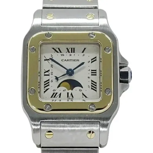 Pre-owned Stainless Steel watches , female, Sizes: ONE SIZE - Cartier Vintage - Modalova