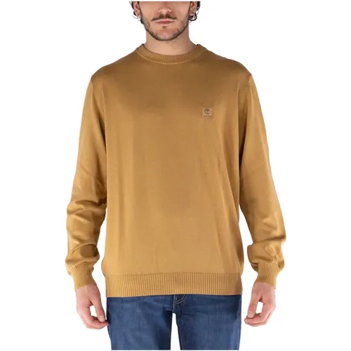 Cotton Crewneck Sweater , male, Sizes: XL, L - Timberland - Modalova