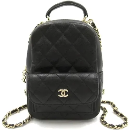 Pre-owned Backpacks, female, , Size: ONE SIZE Pre-owned Leather chanel-bags - Chanel Vintage - Modalova