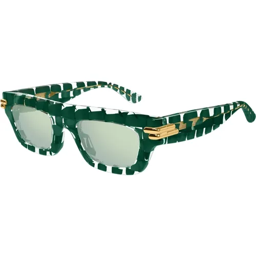 Stylische Sonnenbrille Bv1321S 003 , unisex, Größe: 50 MM - Bottega Veneta - Modalova