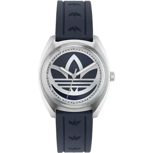 Watches, unisex, , Size: ONE SIZE Trefoil Logo Watch - Adidas - Modalova