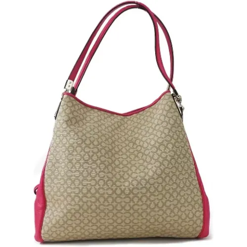 Pre-owned Tote Bags, female, , Size: ONE SIZE Pre-owned Canvas shoulder-bags - Coach Pre-owned - Modalova