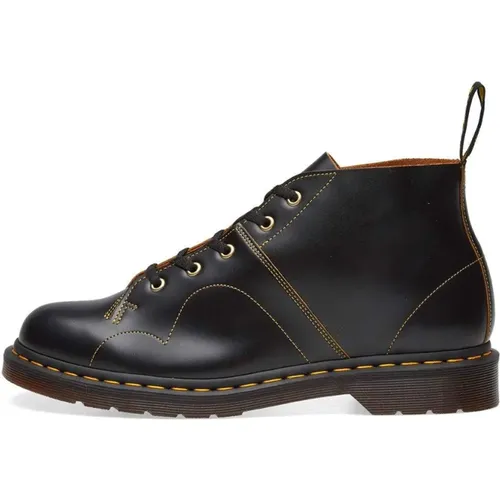 Lace-up Boots, male, , Size: 4 US Vintage Smooth Church Boots - Dr. Martens - Modalova