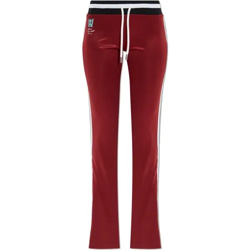 Sweatpants, female, , Size: L Track pants with side stripes - Off White - Modalova